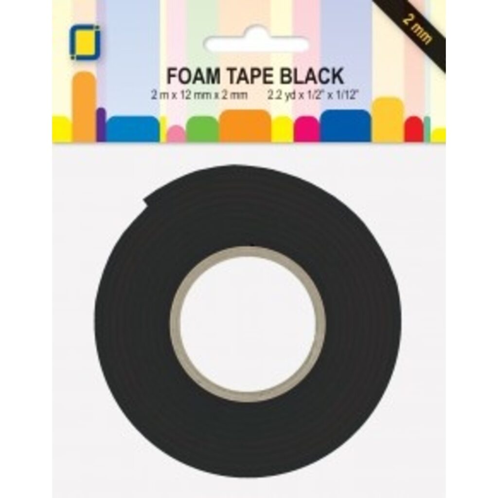 Craftime black 3D Foam Tape. Merseyside Play Action Council